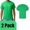 Gildan Unisex Ultra Cotton Short Sleeve Crewneck T-Shirt Craft Bundle, Irish Green, 2–14 Pack